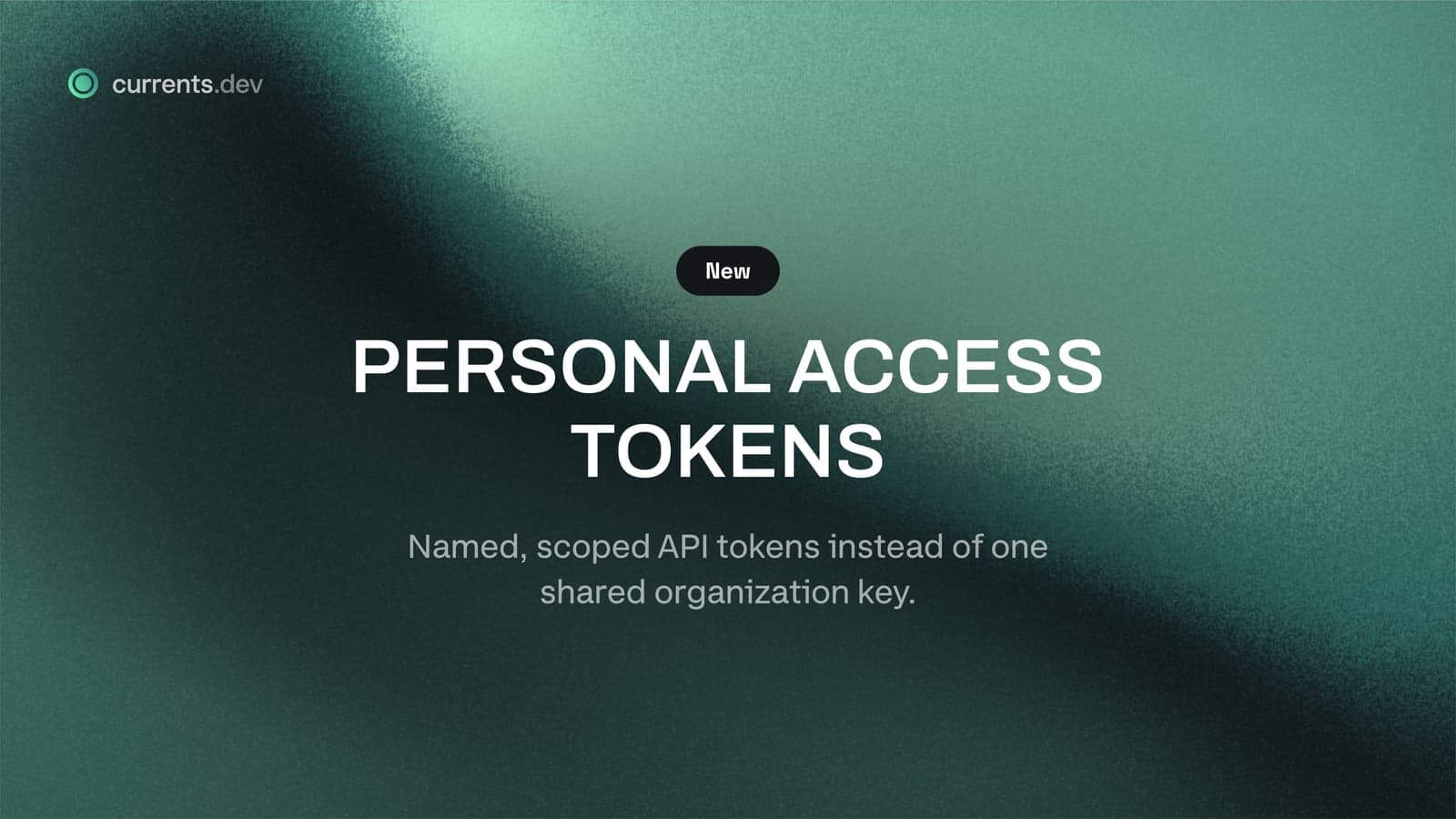 Personal Access Tokens