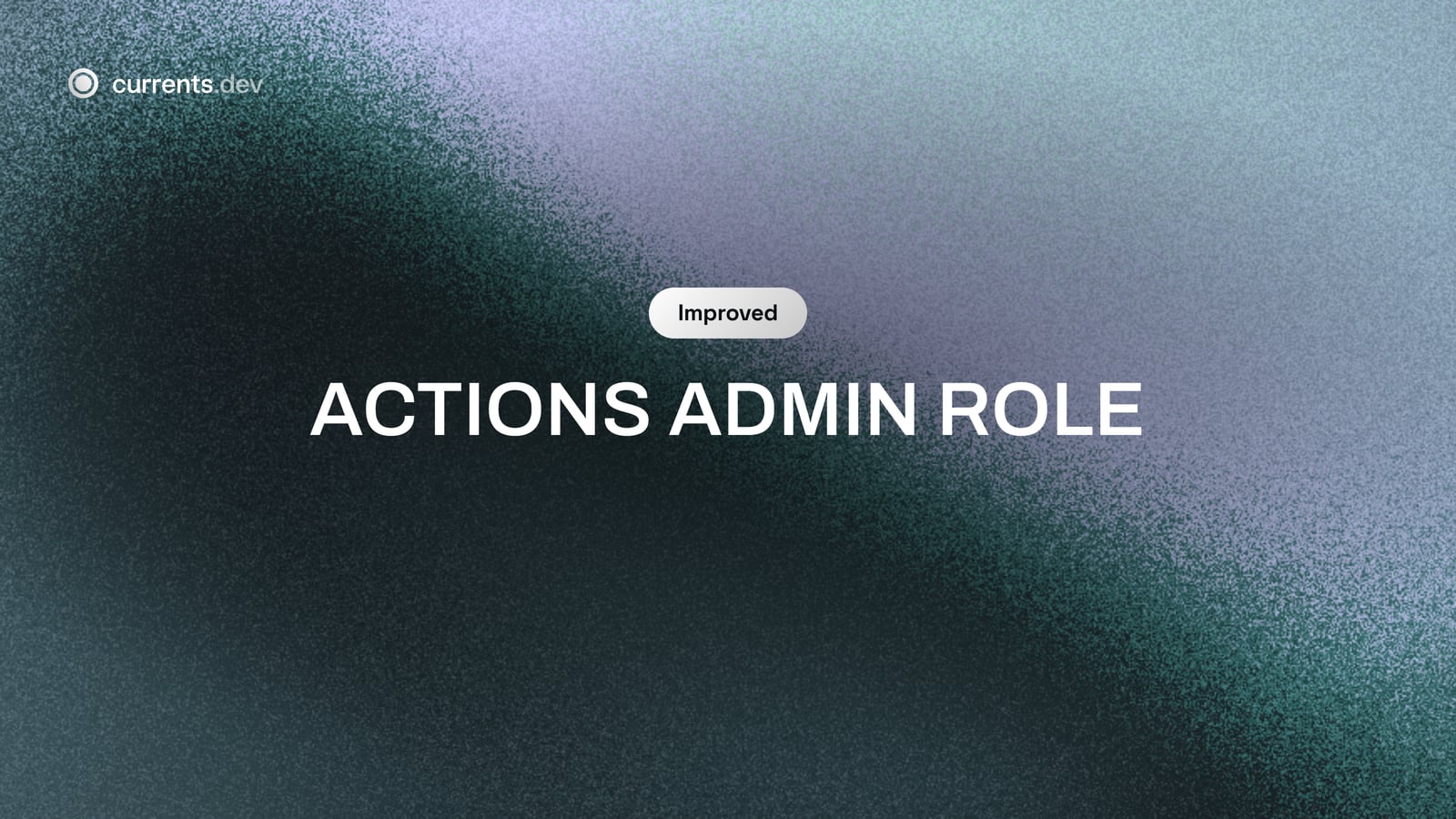Actions Admin Role