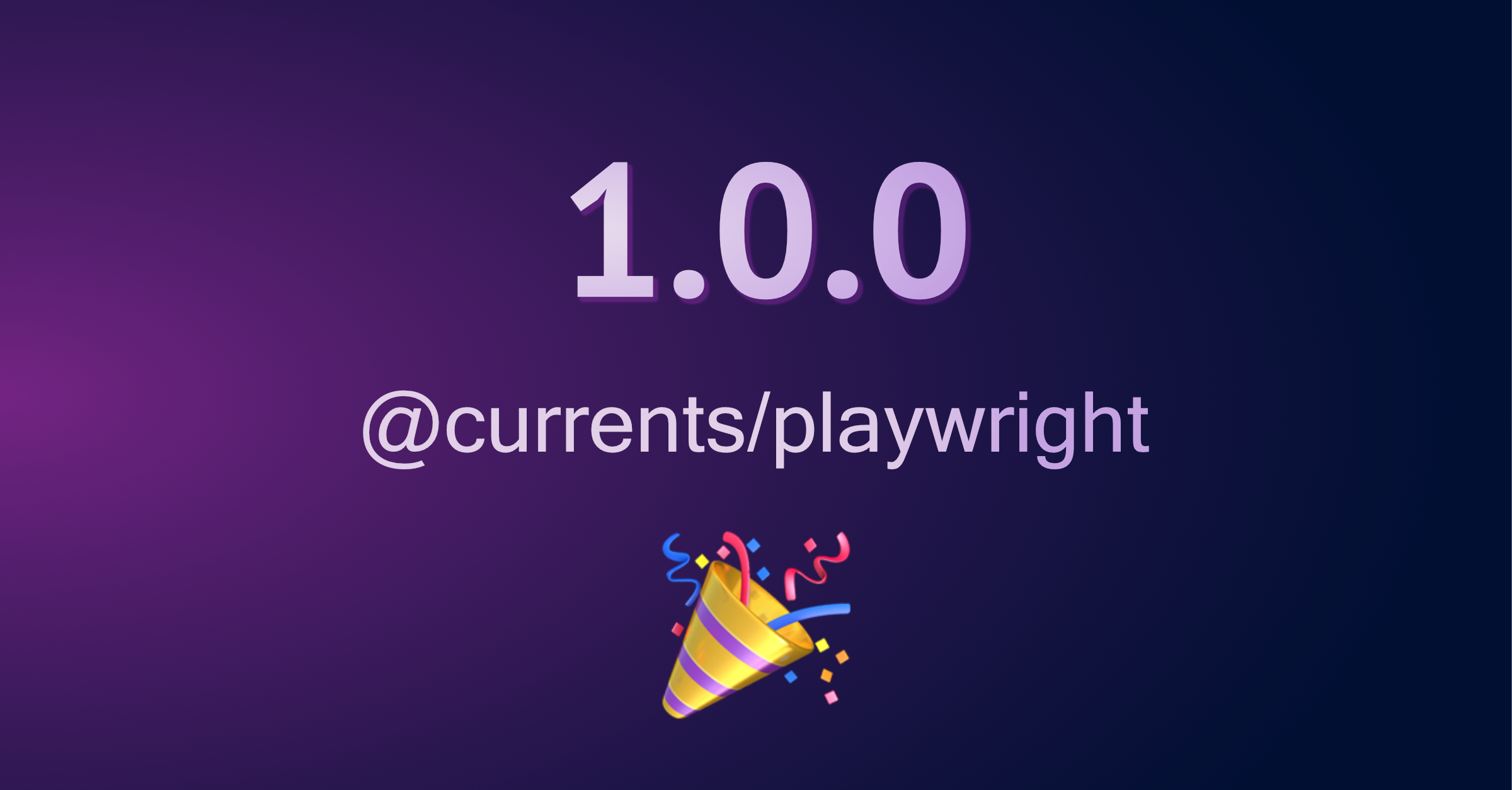 Playwright Reporter for Currents v1.0.0 ✨